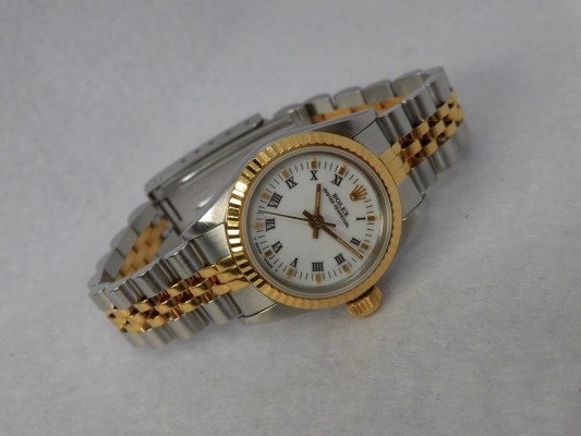 レディース ロレックス Ref.67193  Roman Dial SS/YG（LR-65／1986年)の詳細写真2枚目