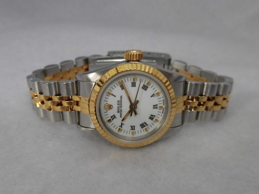 レディース ロレックス Ref.67193  Roman Dial SS/YG（LR-65／1986年)の詳細写真3枚目