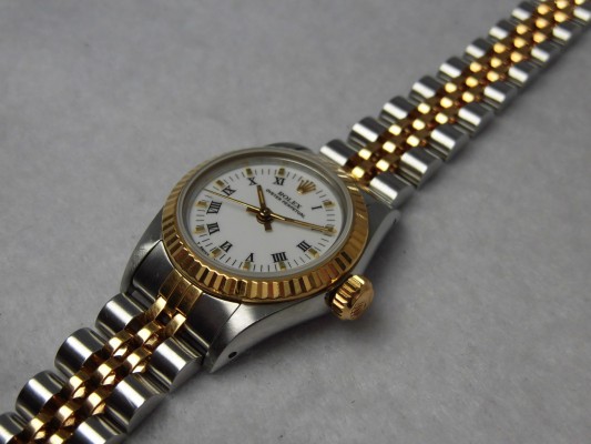 レディース ロレックス Ref.67193  Roman Dial SS/YG（LR-65／1986年)の詳細写真5枚目
