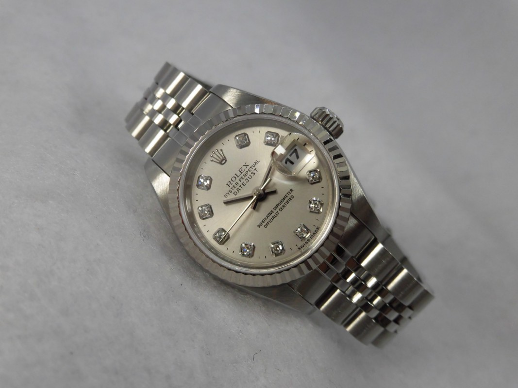 レディース ロレックス Ref.69174G Diamond Index SS(LR-65/1997年)