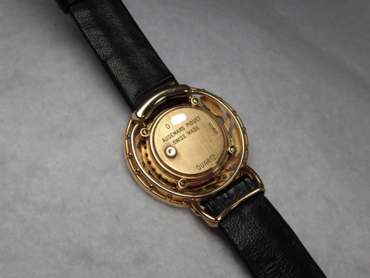 レディース AUDEMARS PIGUET Pave Dial 18KYG（AL-04／1980年代・1990年代)の詳細写真8枚目