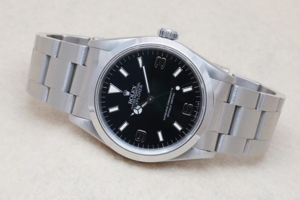 ロレックス EXPLORER Ref-14270 BLACKOUT Ser-E（RD-107／1990年)の詳細写真1枚目