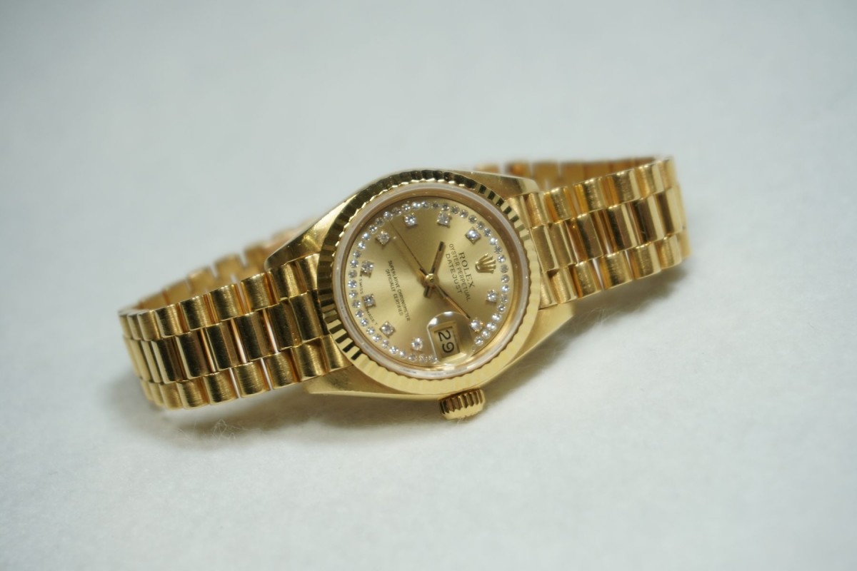 レディース ロレックス 69178G 18kyg 10P Diamonds（RL-70／1982年)