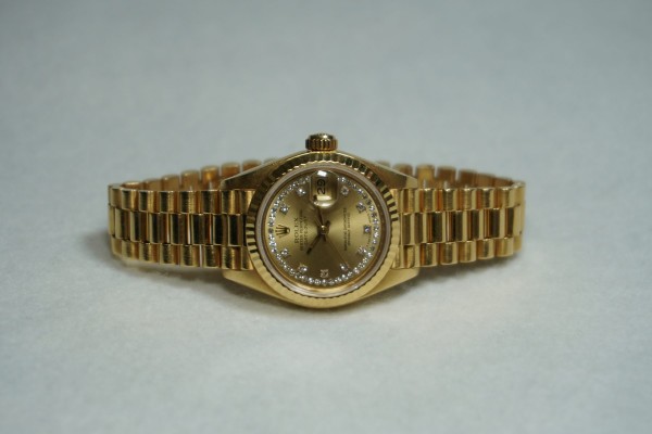 レディース ロレックス 69178G 18kyg 10P Diamonds（RL-70／1982年)の詳細写真3枚目
