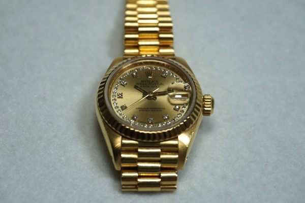 レディース ロレックス 69178G 18kyg 10P Diamonds（RL-70／1982年)の詳細写真5枚目
