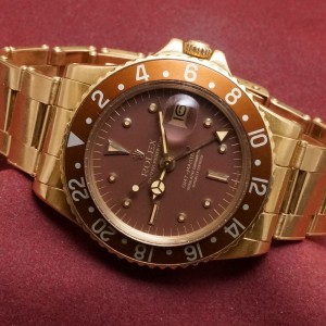 ロレックス GMTマスター Ref-1675/8 Brown Nipple Dial