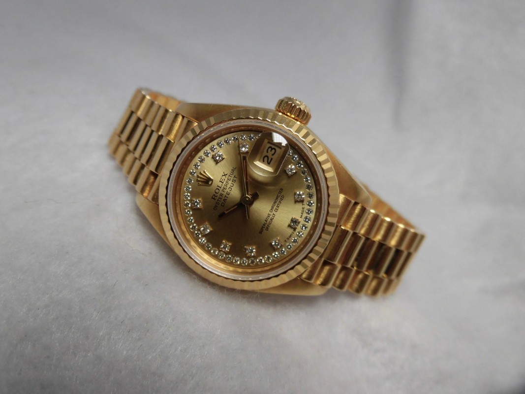 レディース ロレックス 69178G 18kyg 10P Diamonds(RL-70/1982年)