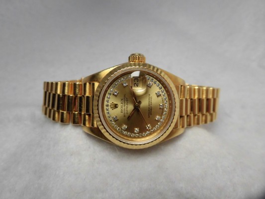 レディース ロレックス 69178G 18kyg 10P Diamonds（RL-70／1982年)の詳細写真3枚目