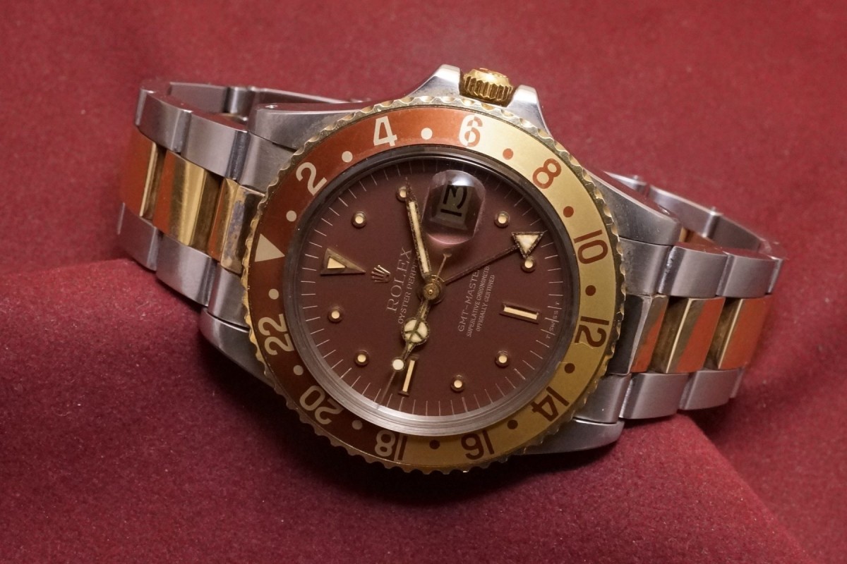 ロレックス GMTマスター Ref-1675/3 Brown Nipple Dial Garantie .etc.(RS-279/1977年)