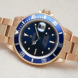 ロレックス サブマリーナ DATE Ref-16808 Blue Nipple Dial