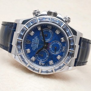 ロレックス  デイトナ Ref-116589SACI SODALITE SAPPHIRE BAGUETTE BEZEL Ser-K