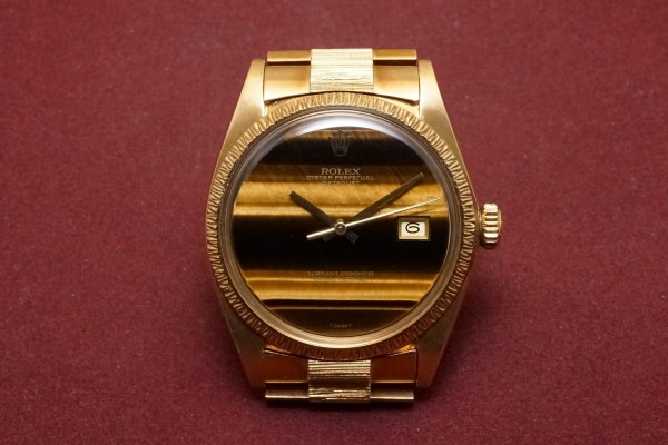 ロレックス デイトジャスト Ref-1607 Tigers Eye Stone Dial Rare!（RO-271／1975年)の詳細写真2枚目