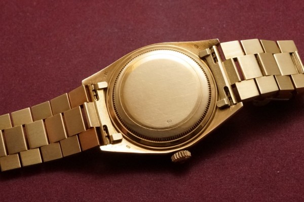 ロレックス デイトジャスト Ref-1607 Tigers Eye Stone Dial Rare!（RO-271／1975年)の詳細写真6枚目