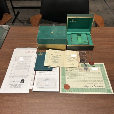ロレックス 赤サブマリーナ Ref-1680 Mark-4  Guarantee & Box, etc.（RS-289／1972年)の詳細写真11枚目