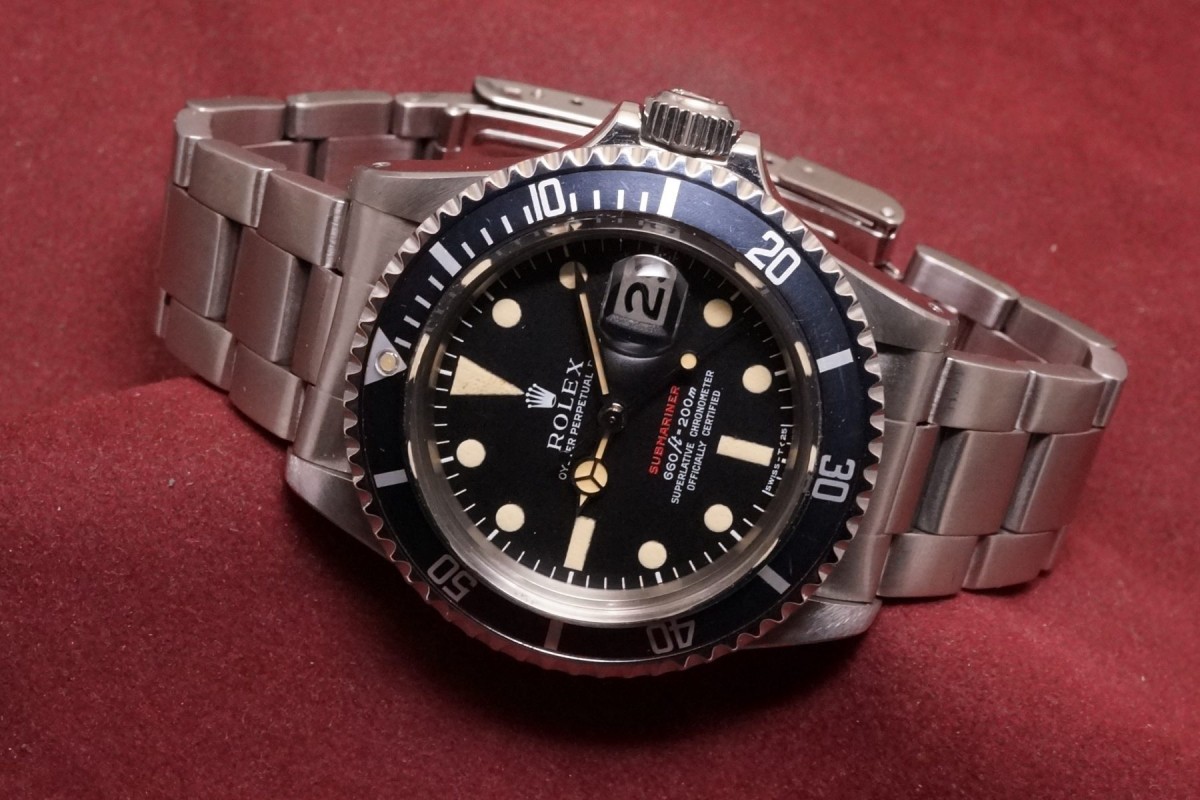 ロレックス 赤サブマリーナ Ref-1680 Mark-4（RS-293／1971年