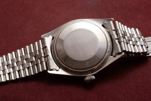 ロレックス デイトジャスト Ref-1600 Purple Blue Dial（RO-275／1971年)の詳細写真6枚目