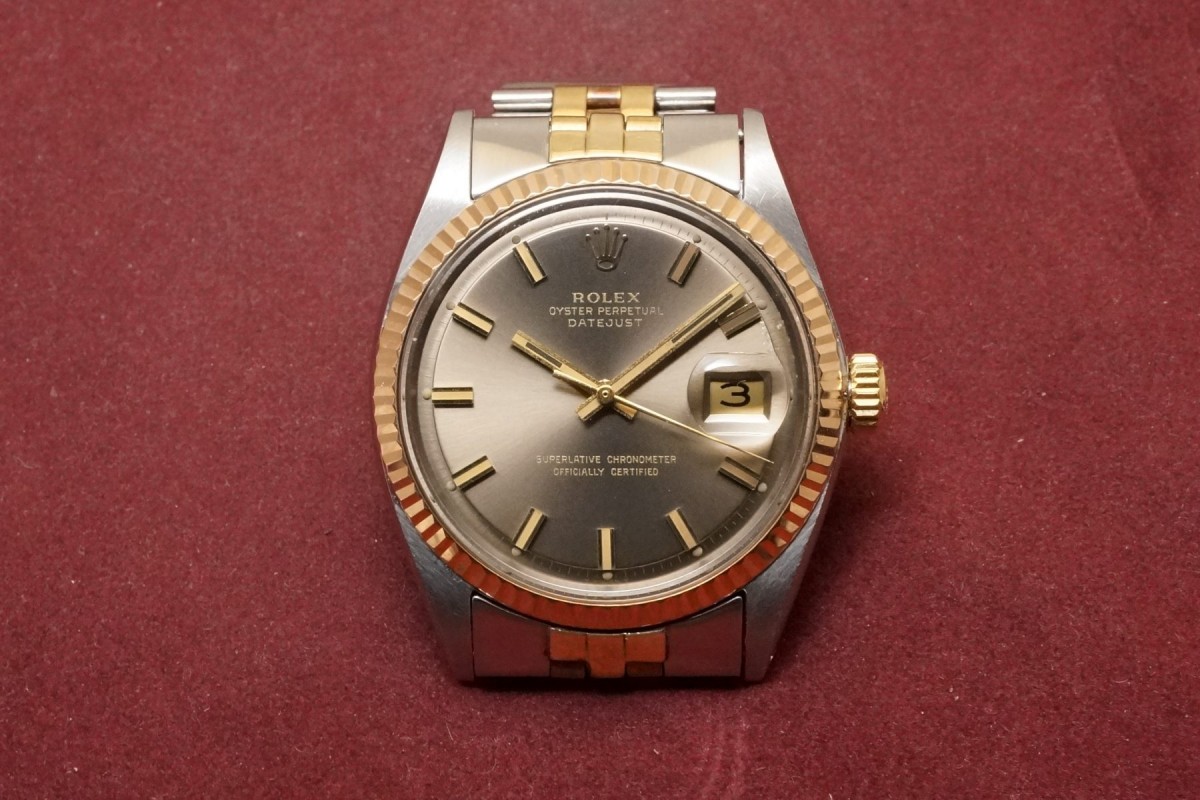 ロレックス デイトジャスト Ref-1601/3 Fat Boy Ghost Dial（RO