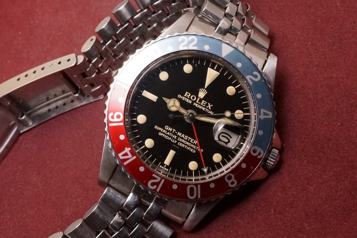ロレックス GMTマスター Ref-1675 Underline Gilt/Gloss Dial
