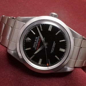 ロレックス MILGAUSS Ref-1019 Black Swan Dial Ultra Rare!