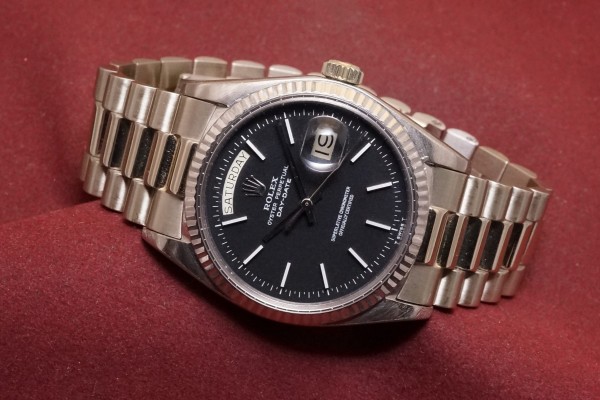 ロレックス デイデイト Ref-1803/9 Black Confetti Dial（RO-284／1972年)の詳細写真1枚目