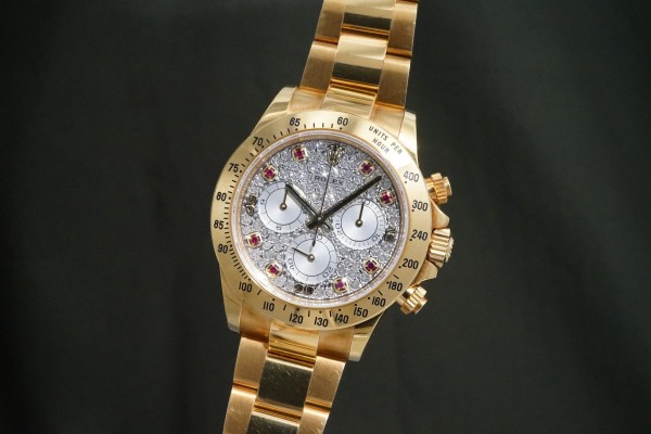 ロレックス  デイトナ Ref-116528 PAVE DIAMOND DIAL GUARANTEE（RD-121／ランダムシリアル（2014年販売）)の詳細写真2枚目