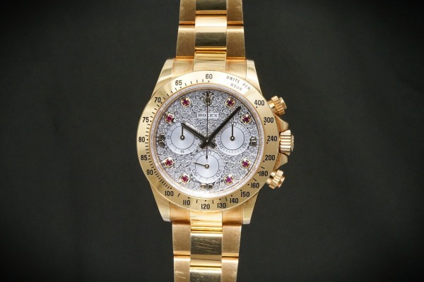 ロレックス  デイトナ Ref-116528 PAVE DIAMOND DIAL GUARANTEE（RD-121／ランダムシリアル（2014年販売）)の詳細写真3枚目