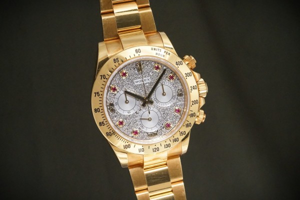 ロレックス  デイトナ Ref-116528 PAVE DIAMOND DIAL GUARANTEE（RD-121／ランダムシリアル（2014年販売）)の詳細写真4枚目