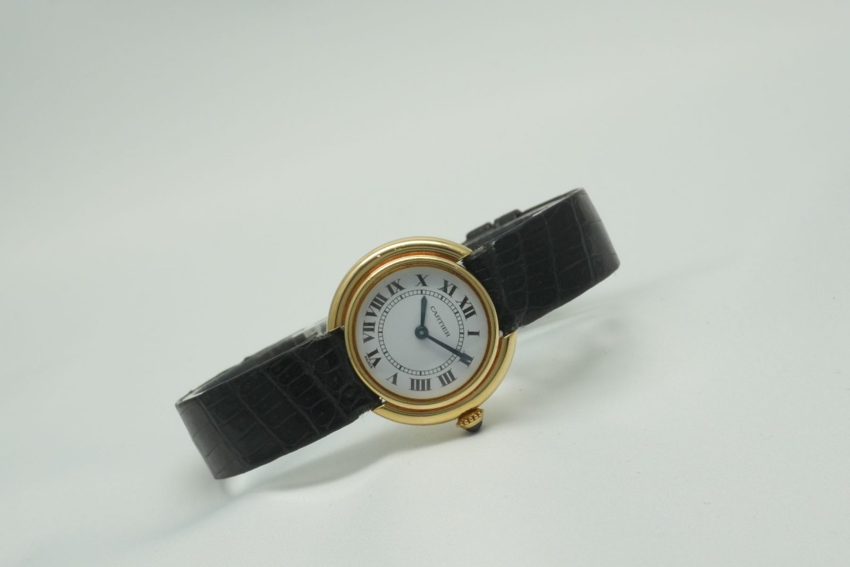 レディース カルティエ Vendome SM 18KYG(LC-30/1970s)