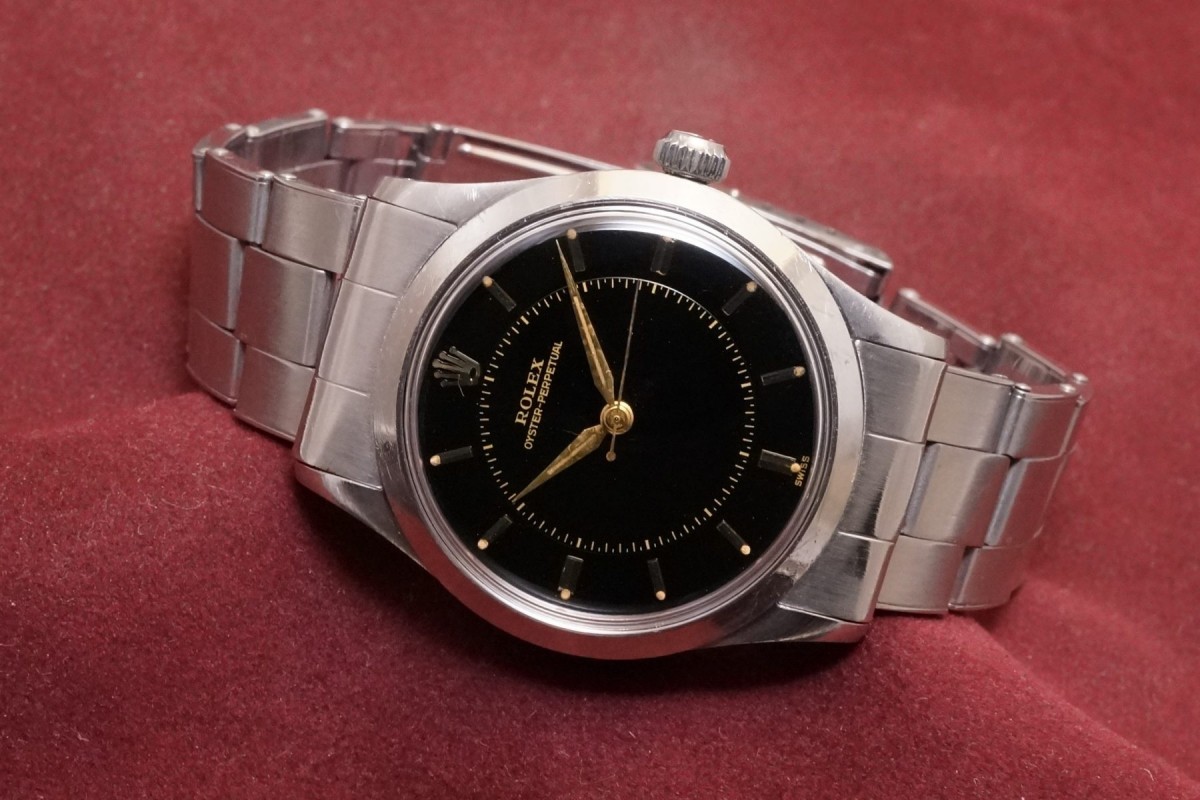 ロレックス OYSTER-PERPETUAL Ref-6532 Bulls Eye Glossy Gilt Dial(RO-279/1958年)