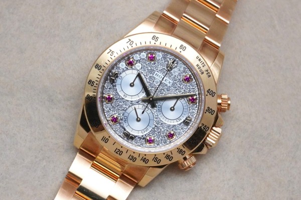 ロレックス  デイトナ Ref-116528 PAVE DIAMOND DIAL GUARANTEE（RD-121／ランダムシリアル（2014年販売）)の詳細写真3枚目