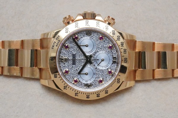 ロレックス  デイトナ Ref-116528 PAVE DIAMOND DIAL GUARANTEE（RD-121／ランダムシリアル（2014年販売）)の詳細写真4枚目