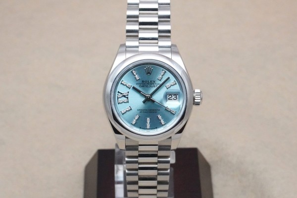レディース ロレックス 279166 ICEBLUE DIAL PT GUARANTEE&BOX（RL-73／ランダムシリアル（2022年販売）)の詳細写真2枚目