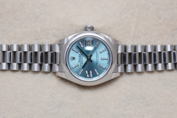 レディース ロレックス 279166 ICEBLUE DIAL PT GUARANTEE&BOX（RL-73／ランダムシリアル（2022年販売）)の詳細写真4枚目