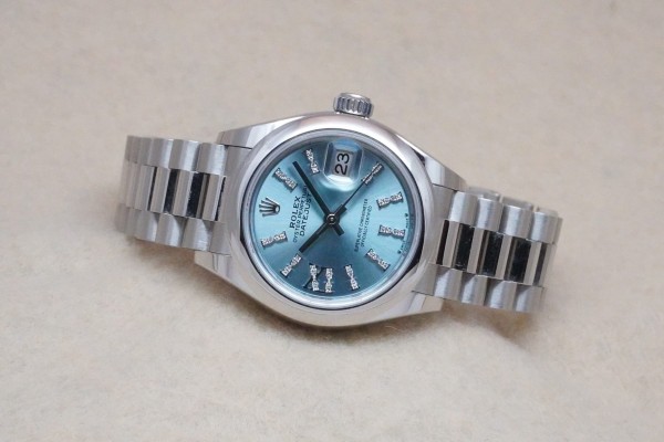 レディース ロレックス 279166 ICEBLUE DIAL PT GUARANTEE&BOX（RL-73／ランダムシリアル（2022年販売）)の詳細写真1枚目