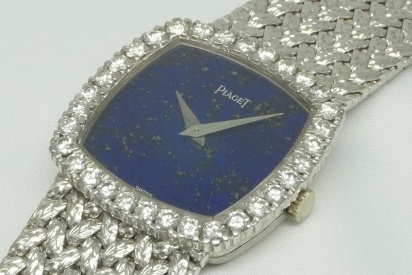 レディース PIAGET Ref.9234D2 LAPIS LAZULI DIAL DAIMONDBEZEL（PL-02／1980s)の詳細写真7枚目