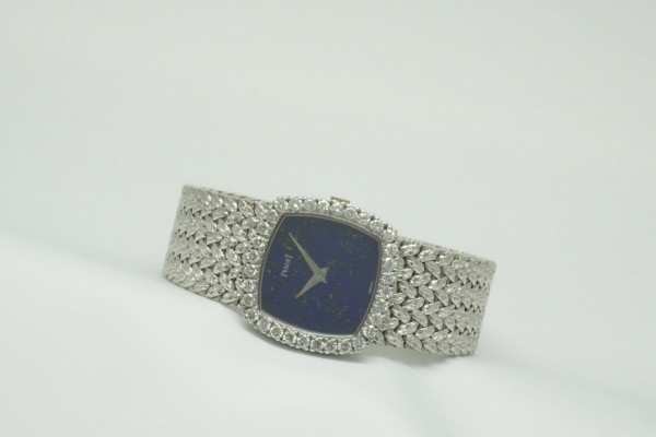 レディース PIAGET Ref.9234D2 LAPIS LAZULI DIAL DAIMONDBEZEL（PL-02／1980s)の詳細写真1枚目