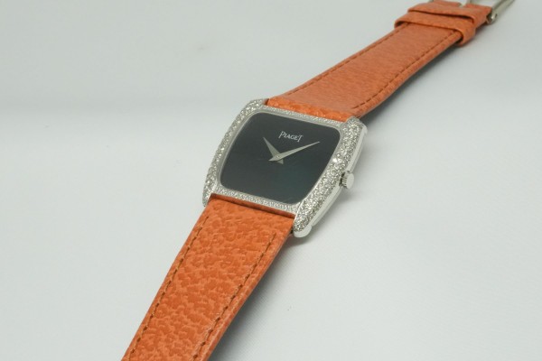 PIAGET Ref.94585 WHITEGOLD DIAMOND ONYX DIAL（PL-03／1980s)の詳細写真4枚目