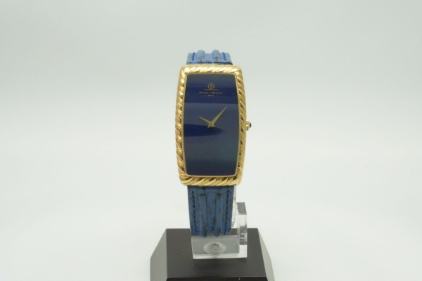 BAUME&MERCIER CURVEX BLUEDIAL 37081（01／1980s)の詳細写真2枚目
