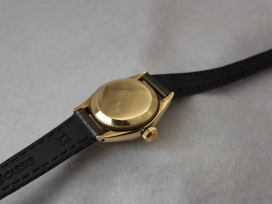 レディース ロレックス 6509 Heart Index Dial 14KYG（LR-75／1956年)の詳細写真7枚目