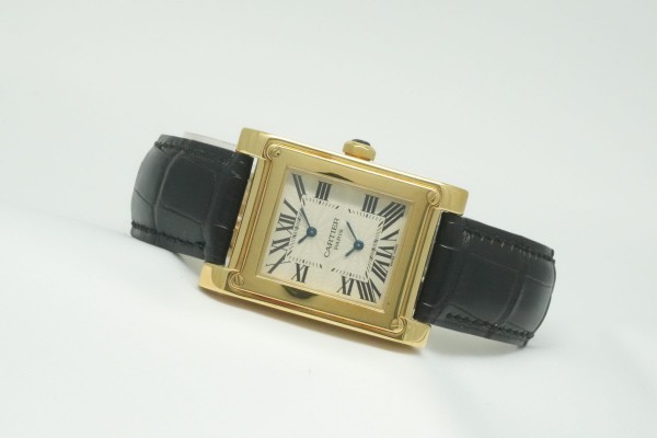 カルティエ TANK A AND A VIS CPCP DUAL TIME ZONE 2551（22／2000s)の詳細写真1枚目