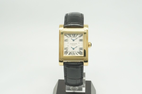 カルティエ TANK A AND A VIS CPCP DUAL TIME ZONE 2551（22／2000s)の詳細写真2枚目