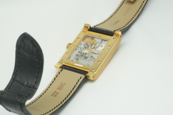 カルティエ TANK A AND A VIS CPCP DUAL TIME ZONE 2551（22／2000s)の詳細写真10枚目