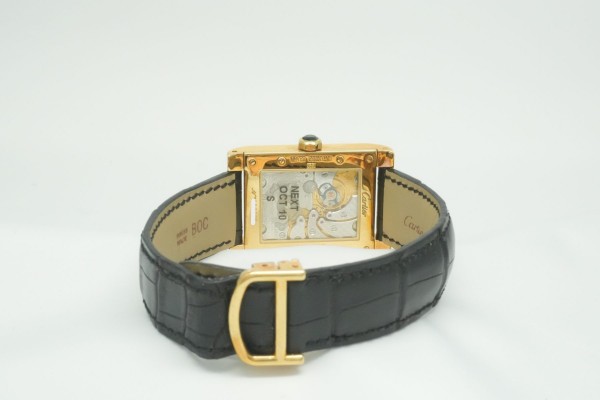 カルティエ TANK A AND A VIS CPCP DUAL TIME ZONE 2551（22／2000s)の詳細写真6枚目