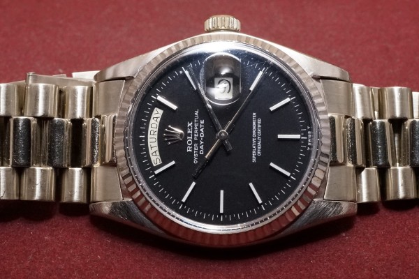 ロレックス デイデイト Ref-1803/9 Black Confetti Dial（RO-284／1972年)の詳細写真4枚目