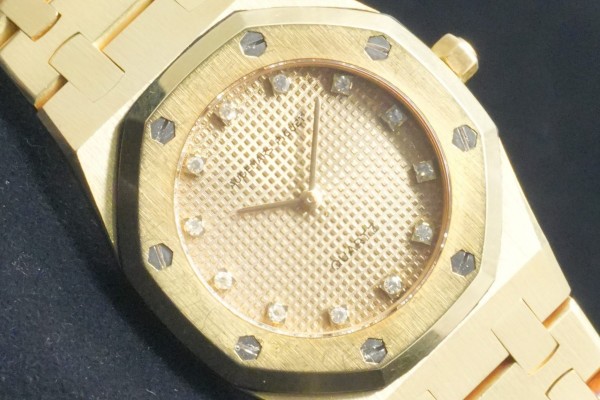 レディース AUDEMARS PIGUET Royal Oak 18KYG（LA-06／1980s)の詳細写真9枚目