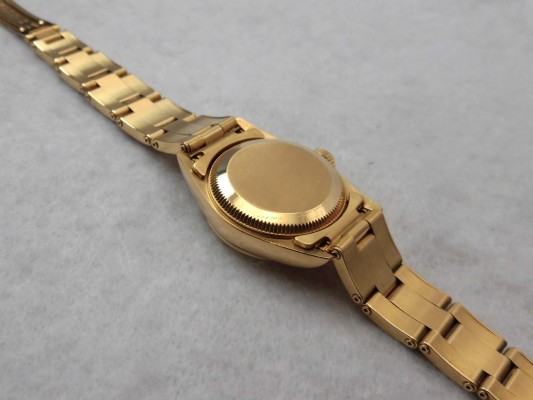 レディース ロレックス Ref.67198  Black Dial 18KYG（LR-75／1996年)の詳細写真8枚目