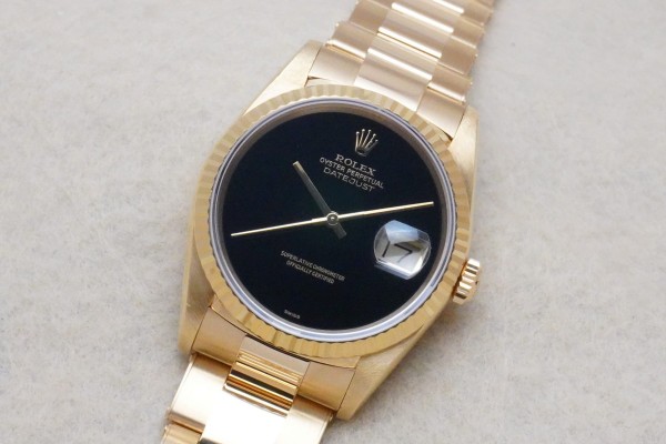ロレックス デイトジャスト Ref-16238 ONYX DIAL Ser-R（RD-125／1988年)の詳細写真3枚目
