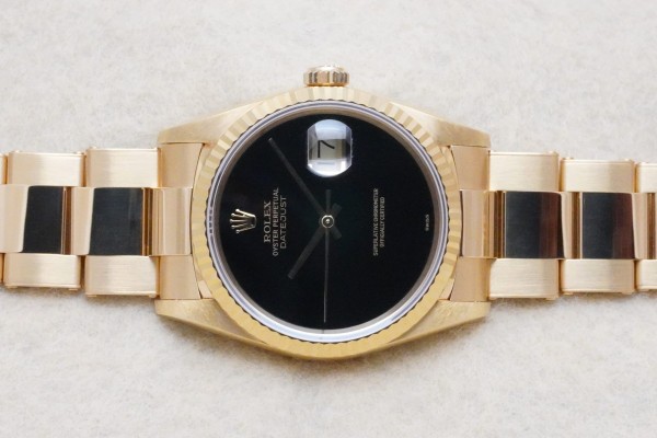 ロレックス デイトジャスト Ref-16238 ONYX DIAL Ser-R（RD-125／1988年)の詳細写真4枚目
