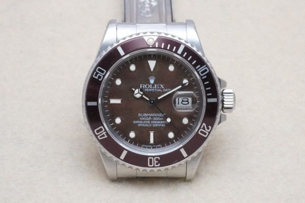 ロレックス サブマリーナ DATE Ref-16800 Brown Dial（RD-126／1985)の詳細写真2枚目