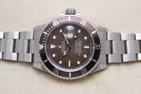 ロレックス サブマリーナ DATE Ref-16800 Brown Dial（RD-126／1985)の詳細写真4枚目